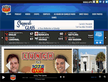 Tablet Screenshot of 1075thegame.com